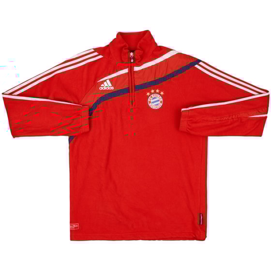 2009-10 Bayern Munich adidas 1/4 Zip Fleece Top - 8/10 - (L)
