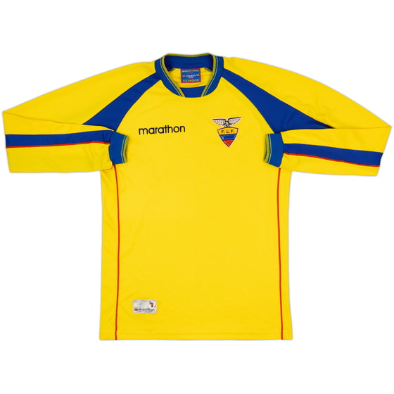2002-03 Ecuador Home L/S Shirt - 9/10 - (S)