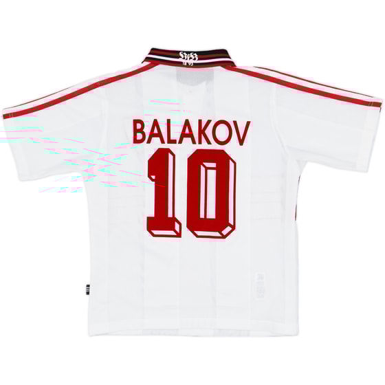 1996-97 Stuttgart Home Shirt Balakov #10 - 8/10 - (S.Boys)