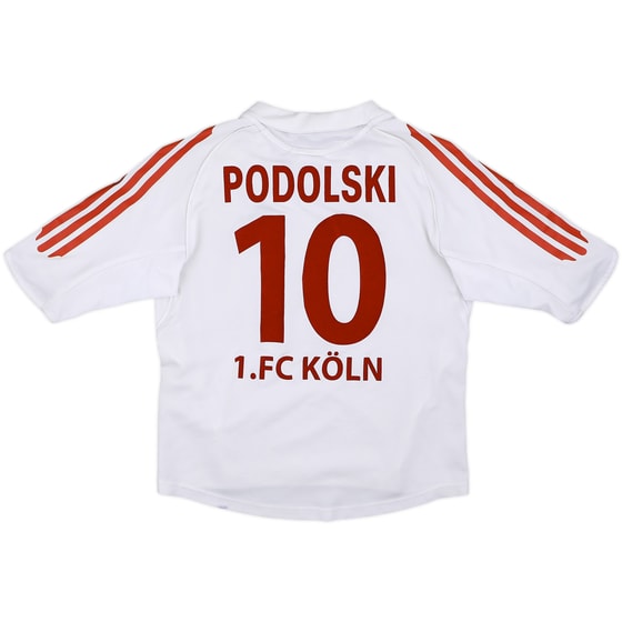 2006-07 Koln Away Shirt Podolski #10 - 5/10 - (S.Boys)