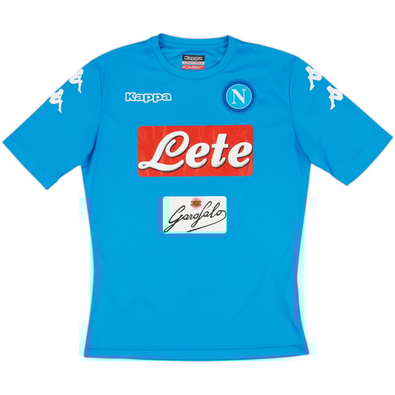 2016-17 Napoli Home Shirt - 7/10 - (L.Boys)