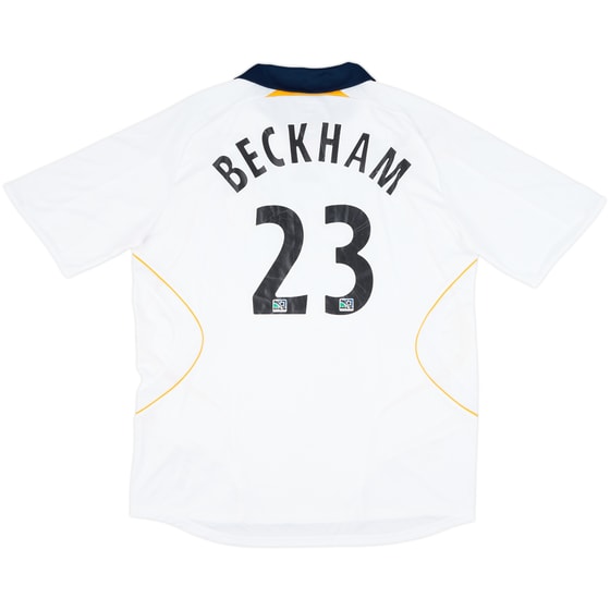 2007-08 LA Galaxy Home Shirt Beckham #23 - 4/10 - (XL)