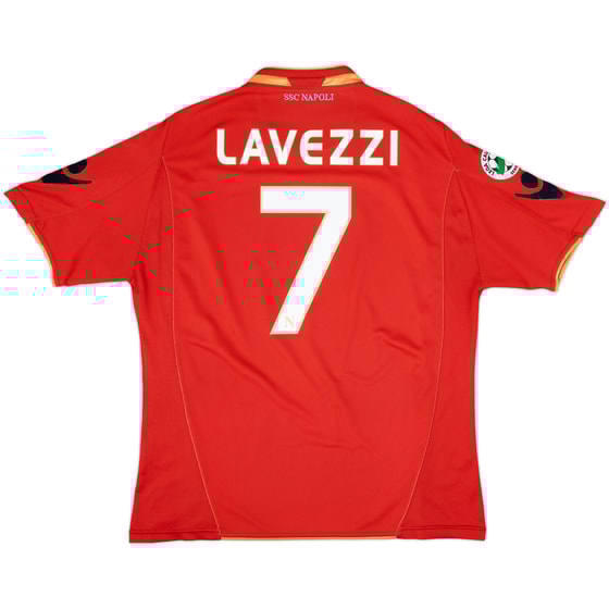 2009-10 Napoli Third Shirt Lavezzi #7 - 8/10 - (L)