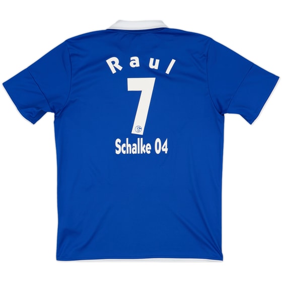 2010-12 Schalke Home Shirt Raul #7 - 6/10 - (XL.Boys)