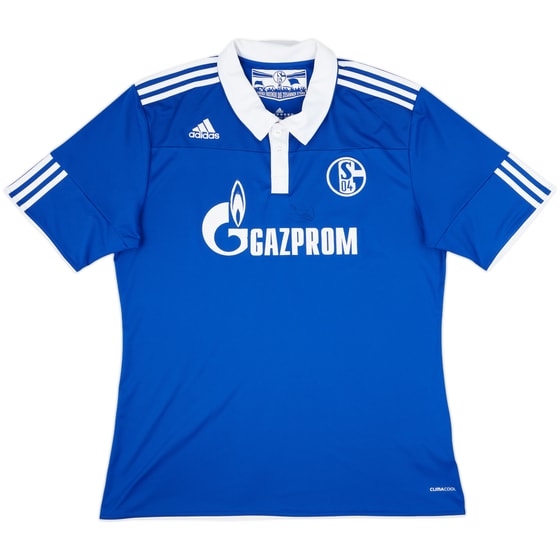 2010-12 Schalke Signed Home Shirt - 6/10 - (XL)