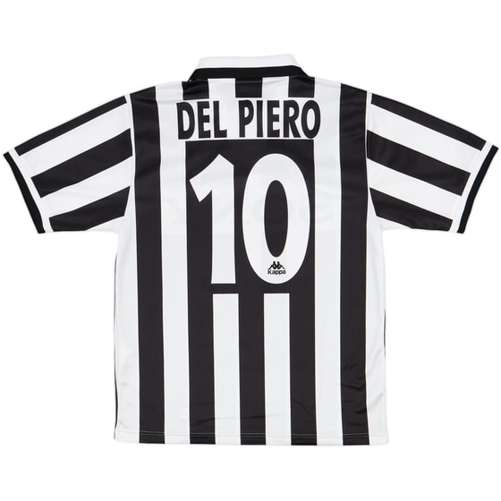 1995-97 Juventus Home Shirt Del Piero #10 - 8/10 - (M)