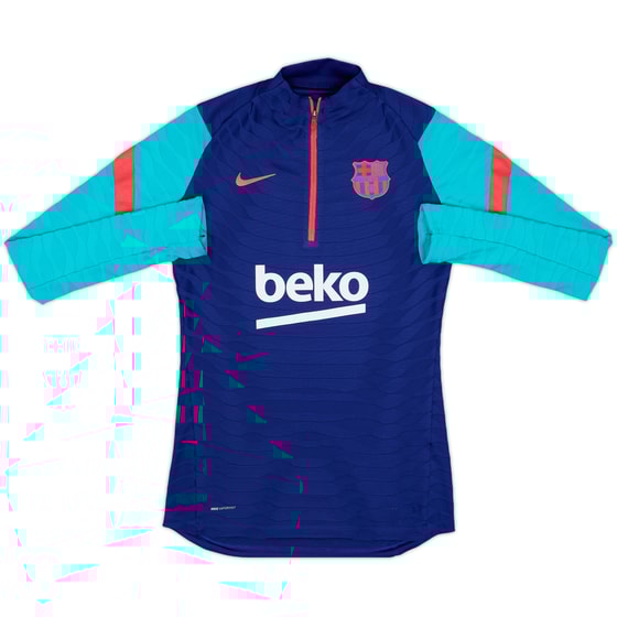 2020-21 Barcelona Nike Vaporknit 1/4 Zip Drill Top - 8/10 - (XS)