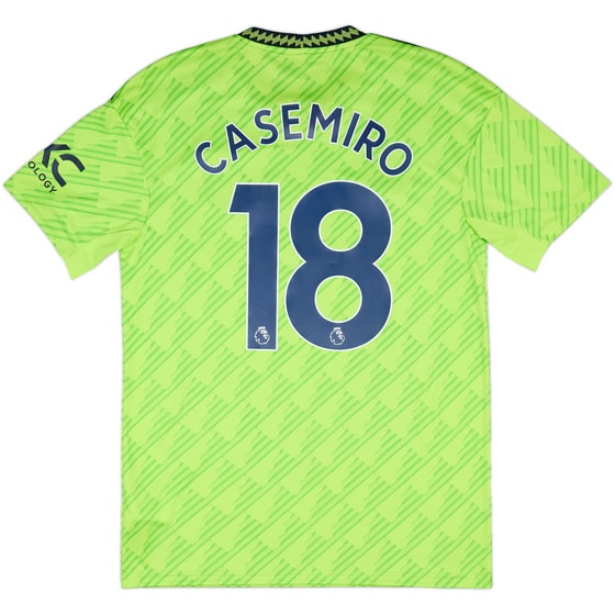 2022-23 Manchester United Third Shirt Casemiro #18 - 9/10 - (M)
