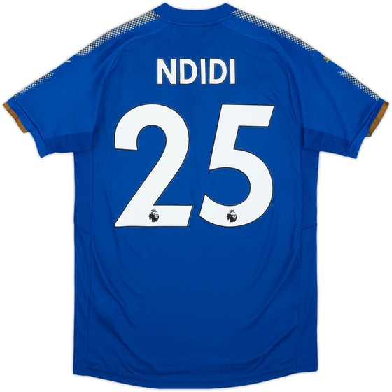 2017-18 Leicester Home Shirt Ndidi #25 - 7/10 - (S)