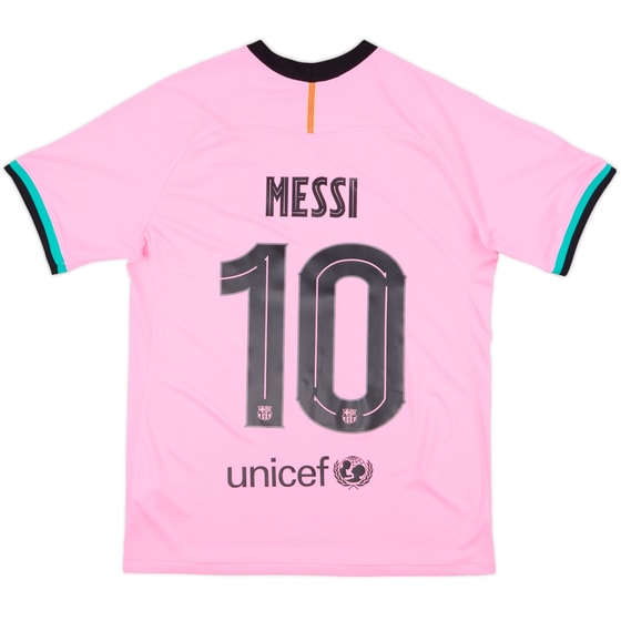 2020-21 Barcelona Third Shirt Messi #10 - 9/10 - (M)