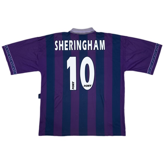 1995-97 Tottenham Away Shirt Sheringham #10 - 6/10 - (XXL)