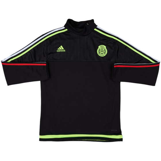 2014-16 Mexico adidas 1/4 Zip Drill Top - 7/10 - (M)