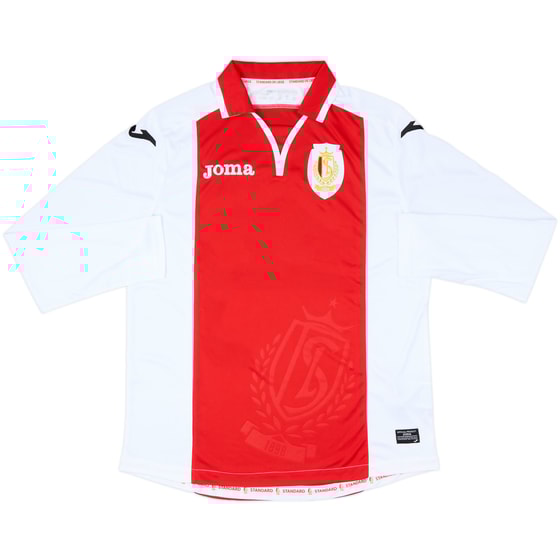 2014-15 Standard Liege Home L/S Shirt - 8/10 - (M)
