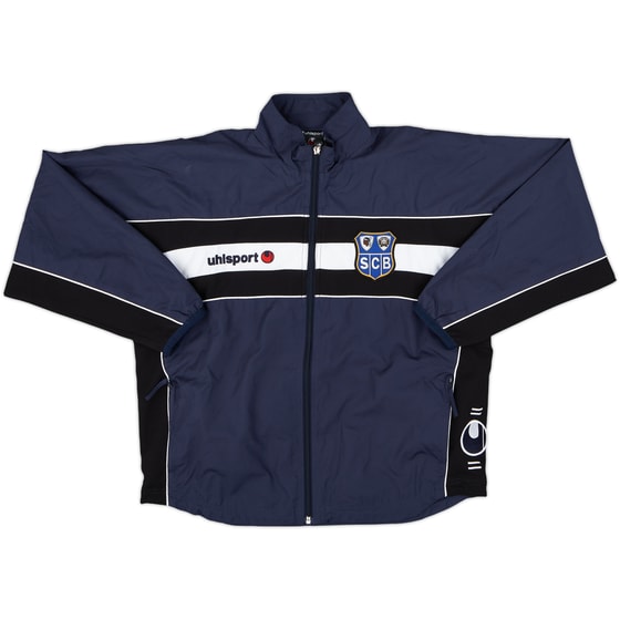 2001-02 SC Bastia Uhlsport Track Jacket - 8/10 - (M.Boys)