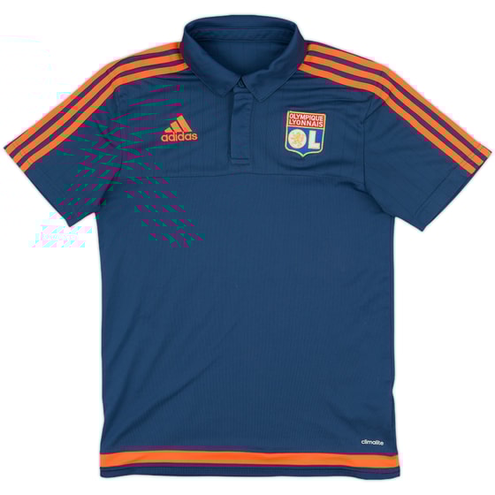 2014-15 Lyon adidas Polo Shirt - 8/10 - (S)