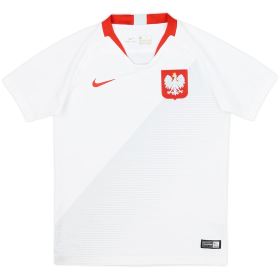 2018-19 Poland Home Shirt - 8/10 - (M.Boys)