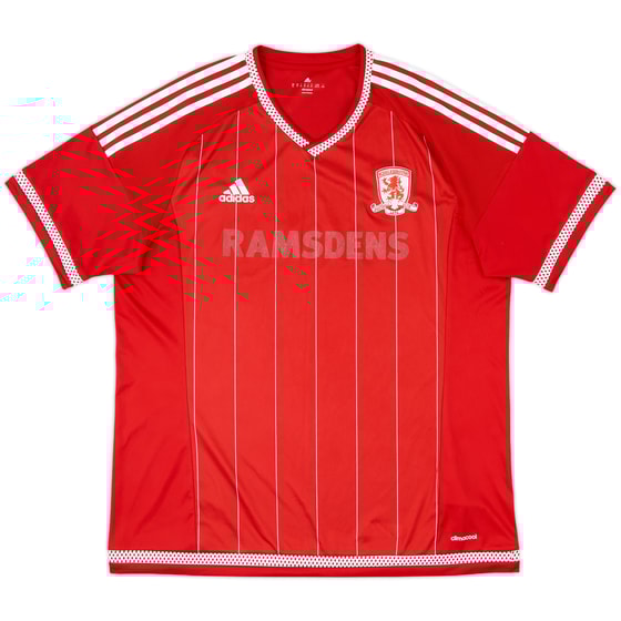2015-16 Middlesbrough Home Shirt - 4/10 - (XL)