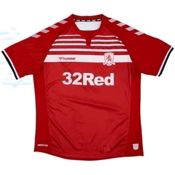 2019-20 Middlesbrough Home Shirt - 9/10 - (XL)