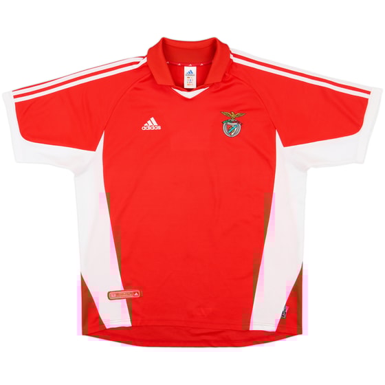 2001-02 Benfica Home Shirt - 9/10 - (XL)