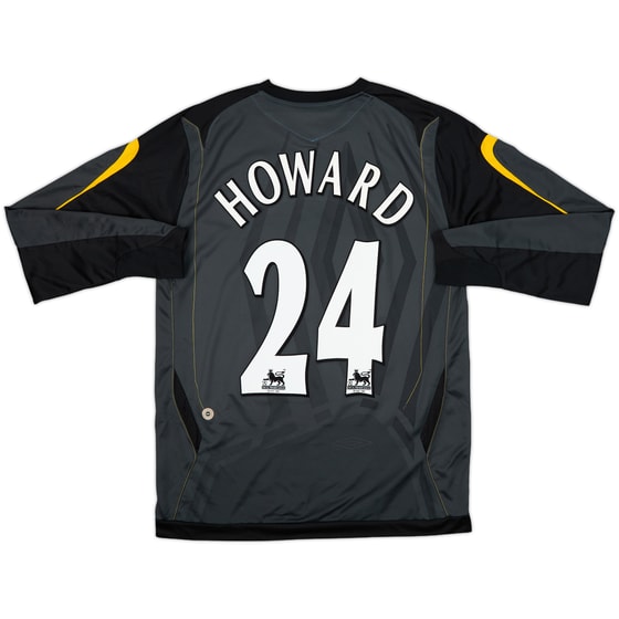 2006-07 Everton GK Shirt Howard #24 - 8/10 - (M)