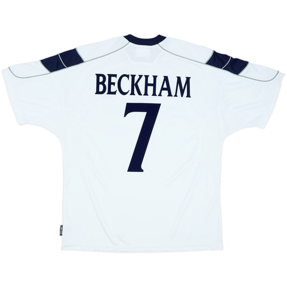 1999-00 Manchester United Third Shirt Beckham #7 - 9/10 - (XL)