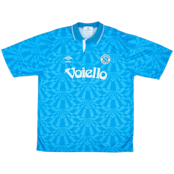 1991-93 Napoli Home Shirt - 9/10 - (XL)