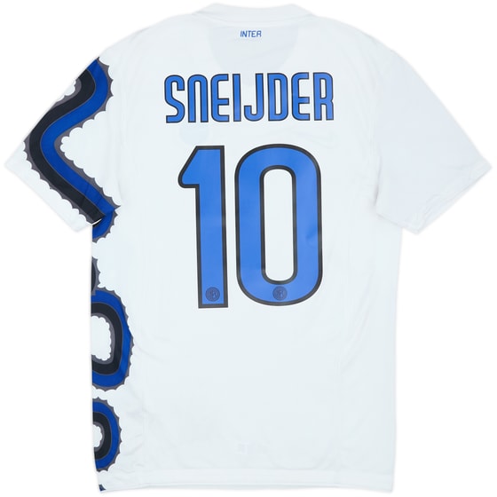 2010-11 Inter Milan Away Shirt Sneijder #10 - 7/10 - (S)