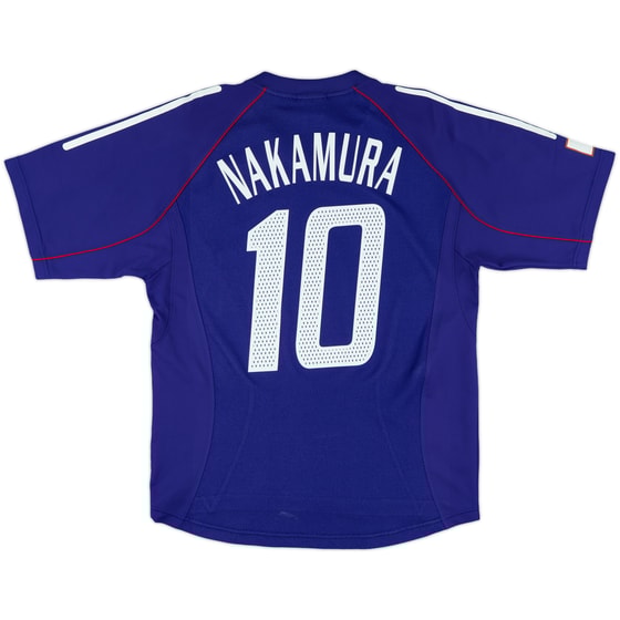 2002-04 Japan Home Shirt Nakamura #10 - 8/10 - (M)