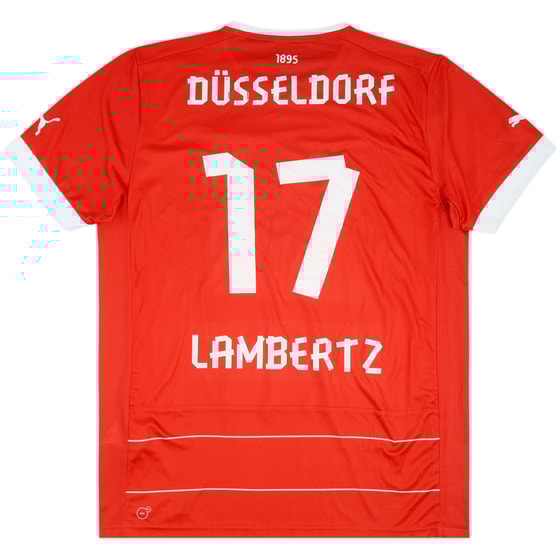 2012-13 Fortuna Dusseldorf Home Shirt Lambertz #17 - 5/10 - (XL)