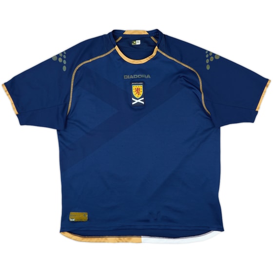 2007-08 Scotland Home Shirt - 7/10 - (XL)