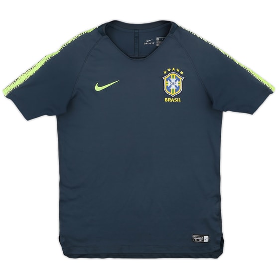 2018-19 Brazil Nike Training Shirt - 7/10 - (L.Boys)