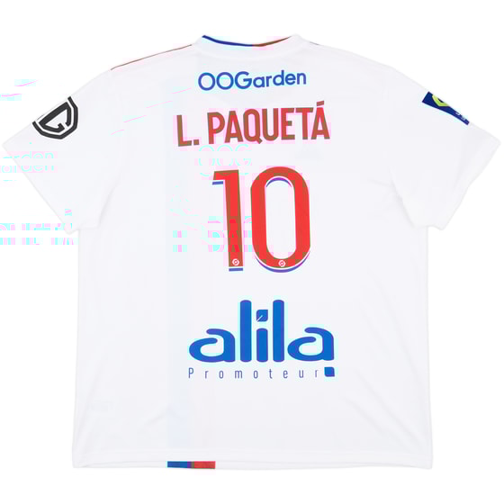 2021-22 Lyon Home Shirt L.Paqueta #10 - 8/10 - (XXL)