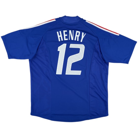 2002-04 France Home Shirt Henry #12 - 6/10 - (XL)