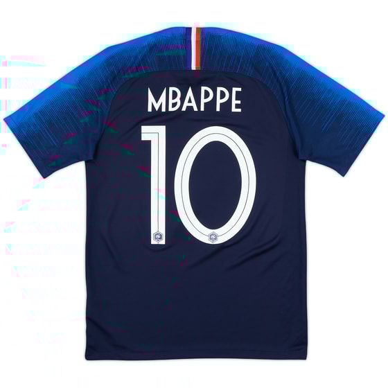 2018 France Home Shirt Mbappe #10 - 10/10 - (S)