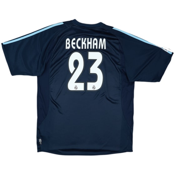 2003-04 Real Madrid Away Shirt Beckham #23 - 6/10 - (L)