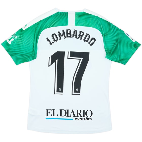 2019-20 Racing Santander Home Shirt Lombardo #17 - 6/10 - (M)