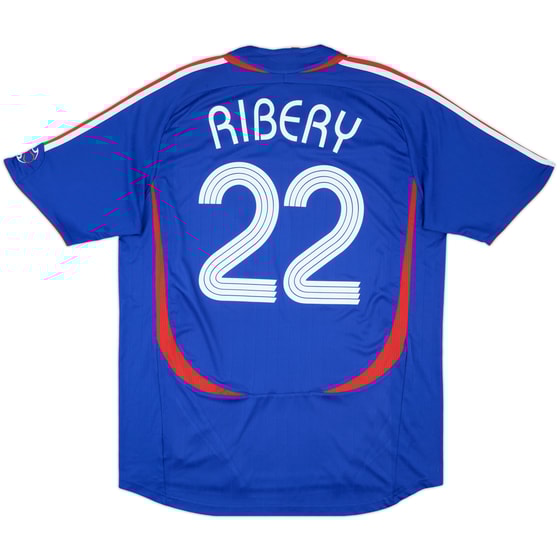 2006-07 France Home Shirt Ribery #22 - 6/10 - (XL)