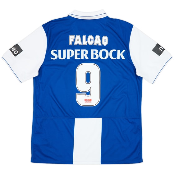 2009-10 Porto Home Shirt Falcao #9 - 6/10 - (L)