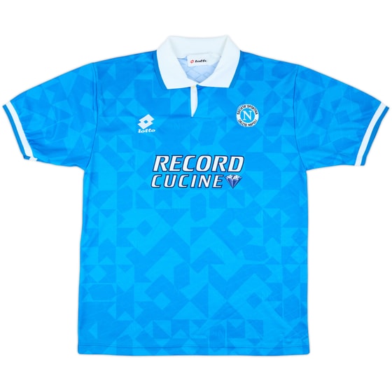 1994-96 Napoli Match Issue Home Shirt #7