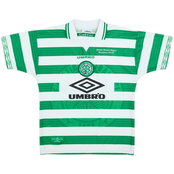 1997-99 Celtic Home Shirt - 6/10 - (L.Boys)