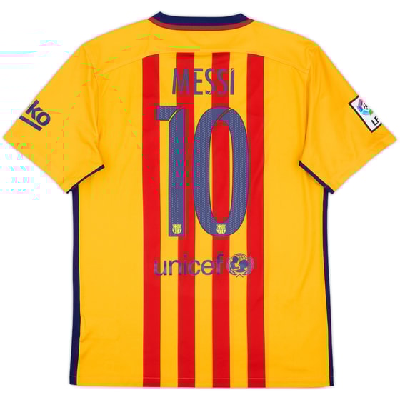 2015-16 Barcelona Away Shirt Messi #10 - 8/10 - (M)