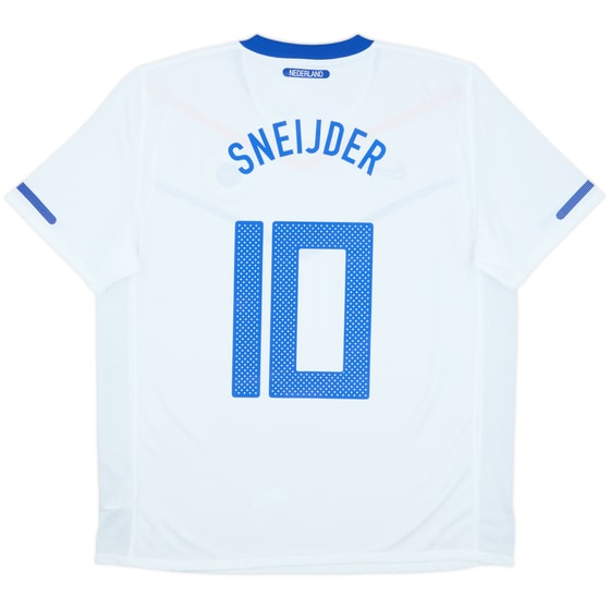 2010-11 Netherlands Away Shirt Sneijder #10 (XL)