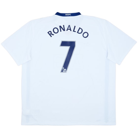2008-10 Manchester United Away Shirt Ronaldo #7 (XXL)