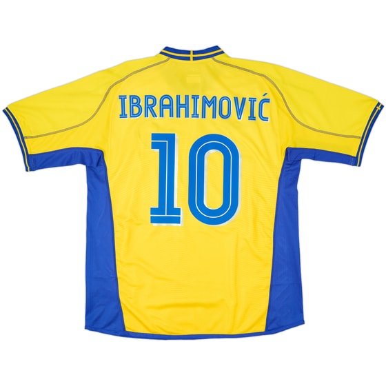 2003-04 Sweden Home Shirt Ibrahimovic #10 - 9/10 - (XL)