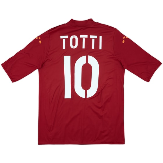 2003-04 Roma Home Shirt Totti #10 - 7/10 - (L)