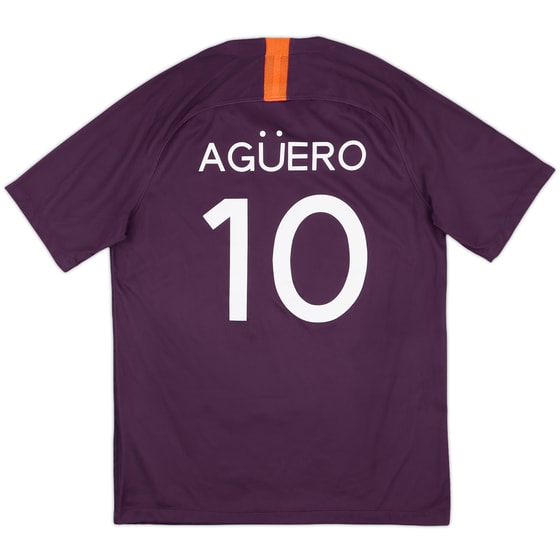 アトレティコ・マドリード KUN AGÜERO 10 シャツ Authentic Sergio Kun Agüero 2010-2011 Atletico Madrid Player