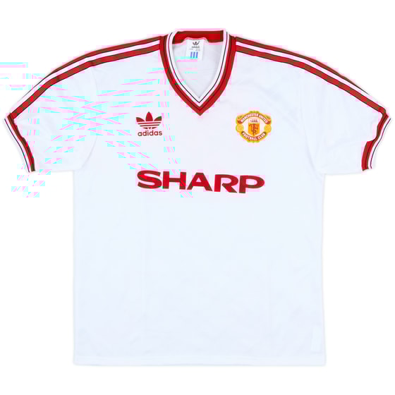 1986-88 Manchester United Away Shirt - 10/10 - (L)