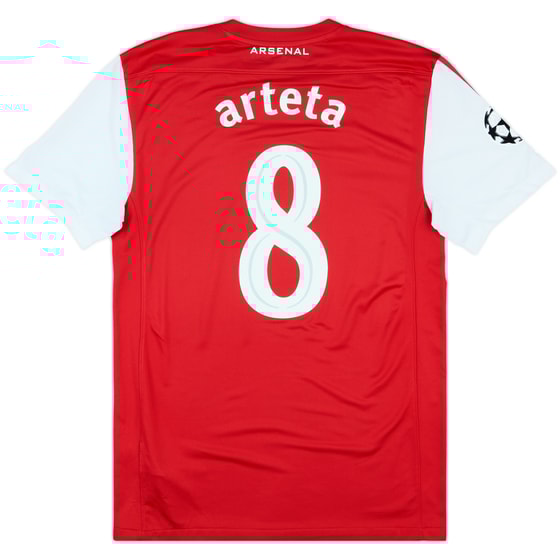 2011-12 Arsenal Home Shirt Arteta #8 - 10/10 - (M)