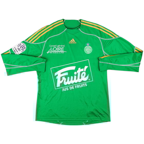 2009-10 Saint Etienne Player Issue Home L/S Shirt - 9/10 - (L)
