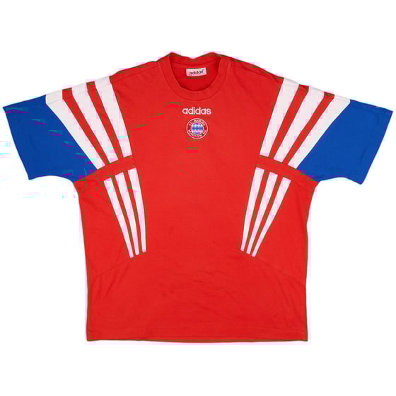 1995-96 Bayern Munich adidas Cotton Tee - 9/10 - (XXL)